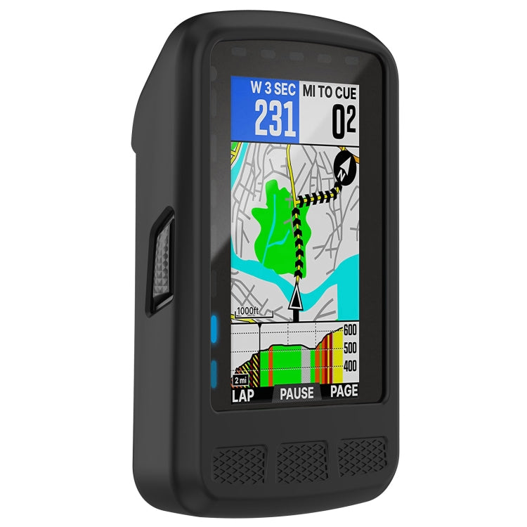 For Wahoo Elemnt Roam WFCC4 Stopwatch Silicone Protective Case(Black)