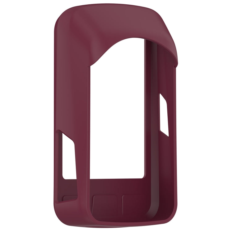 For Wahoo Elemnt Roam WFCC4 Stopwatch Silicone Protective Case(Wine Red)