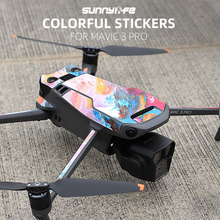 For DJI Mavic 3 Pro / RC Pro Sunnylife Drone Body Remote Control Decorative Stickers Set(Cool Purple) - Stickers by Sunnylife | Online Shopping South Africa | PMC TechLife | Buy Now Pay Later Mobicred