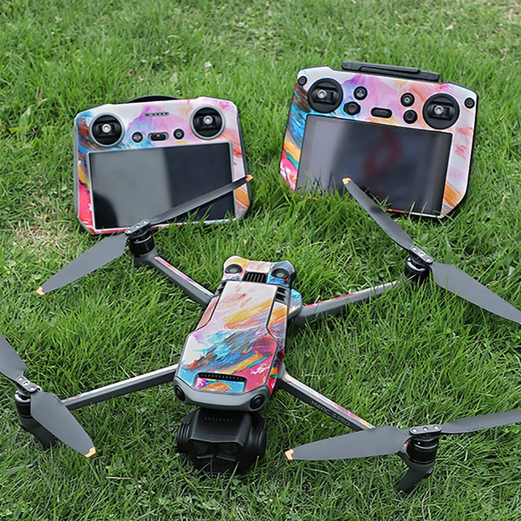 For DJI Mavic 3 Pro / RC Pro Sunnylife Drone Body Remote Control Decorative Stickers Set(Cool Purple) - Stickers by Sunnylife | Online Shopping South Africa | PMC TechLife | Buy Now Pay Later Mobicred