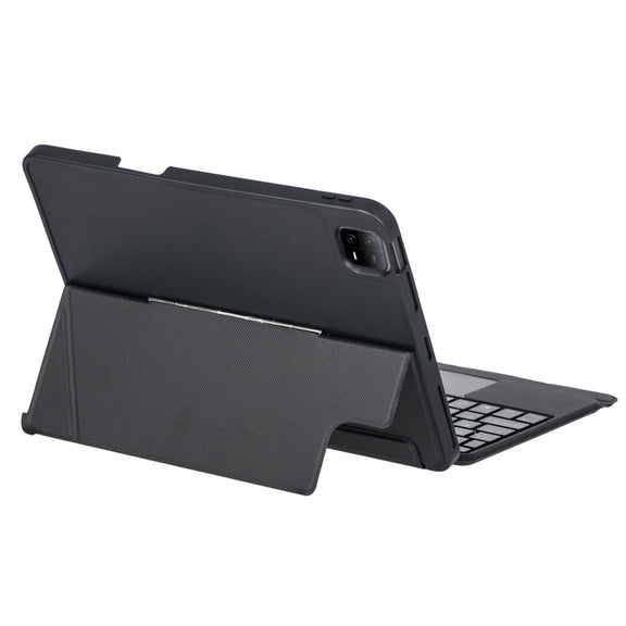 For Xiaomi Pad 6 / Pad 6 Pro T0N7-AS Detachable Pen Slot Touchpad Backlight Bluetooth Keyboard Leather Tablet Case(Black)