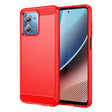 For Motorola Moto G Stylus 2023 4G Brushed Texture Carbon Fiber TPU Phone Case(Red) - free shipping - PMC TechLife - Order now!
