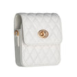 For Samsung Galaxy Z Flip3/Flip4/Flip5/Flip6 BFB03 Diamond Lattice Magnetic Leather Phone Case(White) - free shipping - PMC TechLife - Order now!