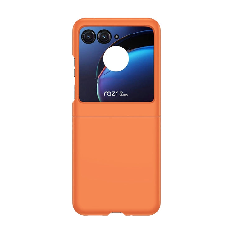 For Motorola Razr 40 Ultra / Moto Razr 2023 Skin Feel PC Phone Case(Orange) - Motorola Cases by PMC TechLife | Online Shopping South Africa | PMC TechLife