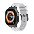 AP Silicone Watch Band For Apple Watch 7 45mm(Black White) - Watch Bands by PMC TechLife | Online Shopping South Africa | PMC TechLife