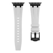 AP Silicone Watch Band For Apple Watch 7 45mm(Black White)