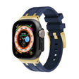 AP Silicone Watch Band For Apple Watch 5 44mm(Gold Blue) - Watch Bands by PMC TechLife | Online Shopping South Africa | PMC TechLife