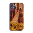 For iPhone 13 mini Precise Hole Oil Painting Pattern PC Phone Case(Architectural Painting) - iPhone 13 mini Cases by PMC TechLife | Online Shopping South Africa | PMC TechLife