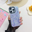 For iPhone 14 Pro Noctilucent Light Drip Glue Shockproof Phone Case(Blue) - free shipping - PMC TechLife - Order now!