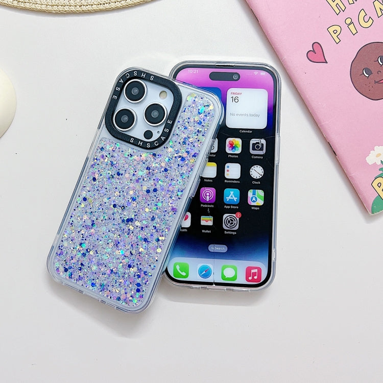 For iPhone 13 Pro Noctilucent Light Drip Glue Shockproof Phone Case(Green)