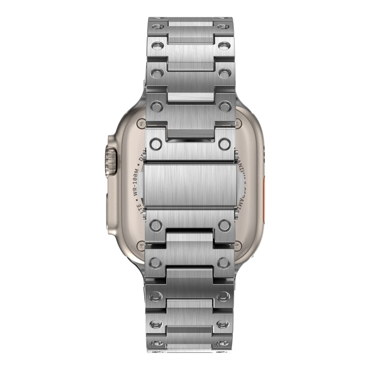 Double Rows Metal Watch Band For Apple Watch 2 38mm(Silver) - Watch Bands by PMC TechLife | Online Shopping South Africa | PMC TechLife