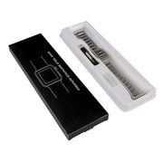 Double Rows Metal Watch Band For Apple Watch SE 2023 44mm(Black)