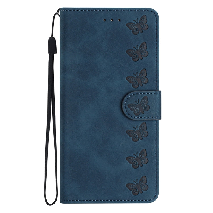 For Xiaomi 12 Lite Seven Butterflies Embossed Leather Phone Case(Blue) - free shipping - PMC TechLife - Order now!