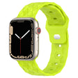 Football Texture Silicone Watch Band For Apple Watch 2 42mm(Limes Green) - Watch Bands by PMC TechLife | Online Shopping South Africa | PMC TechLife