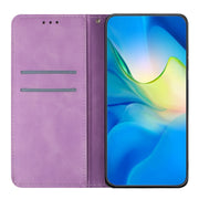For Samsung Galaxy S22+ 5G Ethnic Embossed Adsorption Leather Phone Case(Purple)