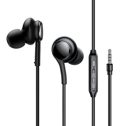 JOYRO0M JR-EW02 3.5mm In-Ear Wired Earphone, Length: 1.2m(Black) - free shipping - PMC Jewellery - Order now!