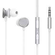 JOYROOM JR-EW03 3.5mm In-Ear Metal Wired Earphone, Length: 1.2m(White)