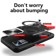 For Xiaomi 12T / 12T Pro CD Texture Sliding Camshield Magnetic Holder Phone Case(Silver)