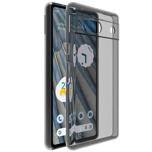 For Google Pixel 7a IMAK UX-5 Series Transparent Shockproof TPU Protective Phone Case(Transparent Black) - free shipping - PMC Jewellery - Order now!
