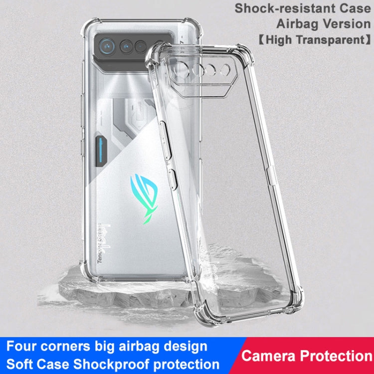 For Asus ROG Phone 7 Ultimate imak Shockproof Airbag TPU Phone Case(Transparent) - free shipping - PMC Jewellery - Order now!
