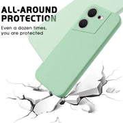 For Tecno Pova 5 Pure Color Liquid Silicone Shockproof Phone Case(Green)