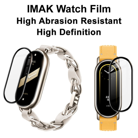 For Xiaomi Mi Band 8 IMAK Plexiglass HD Watch Protective Film