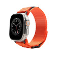 Nylon Two Section Watch Band For Apple Watch 4 44mm(Orange) - Watch Bands by PMC TechLife | Online Shopping South Africa | PMC TechLife