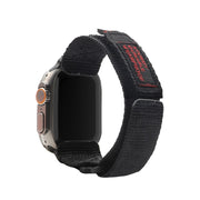 Nylon Two Section Watch Band For Apple Watch 2 42mm(Black)