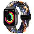 Magnetic Fold Clasp Woven Watch Band For Apple Watch SE 2022 40mm(Denim Color) - Watch Bands by PMC TechLife | Online Shopping South Africa | PMC TechLife