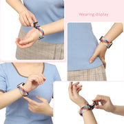 Magnetic Fold Clasp Woven Watch Band For Apple Watch 4 40mm(Denim Color)