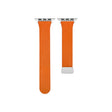 Sheepskin Texture Magnetic Folding Buckle Watch Band For Apple Watch 2 38mm(Orange) - Watch Bands by PMC TechLife | Online Shopping South Africa | PMC TechLife
