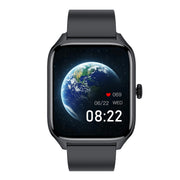 T19 Pro 1.96 inch IP67 Water-resistant Silicone Band Smart Watch, Supports Dual-mode Bluetooth Call / Heart Rate Monitoring(Black)