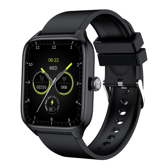 T19 Pro 1.96 inch IP67 Water-resistant Silicone Band Smart Watch, Supports Dual-mode Bluetooth Call / Heart Rate Monitoring(Black)