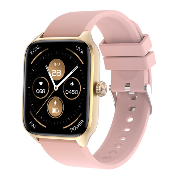 T19 Pro 1.96 inch IP67 Water-resistant Silicone Band Smart Watch, Supports Dual-mode Bluetooth Call / Heart Rate Monitoring(Pink)