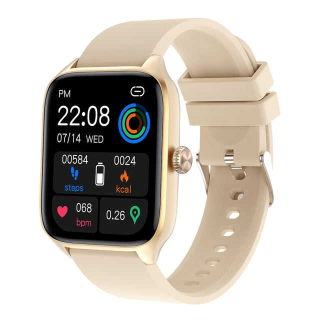 T19 Pro 1.96 inch IP67 Water-resistant Silicone Band Smart Watch, Supports Dual-mode Bluetooth Call / Heart Rate Monitoring(Gold)