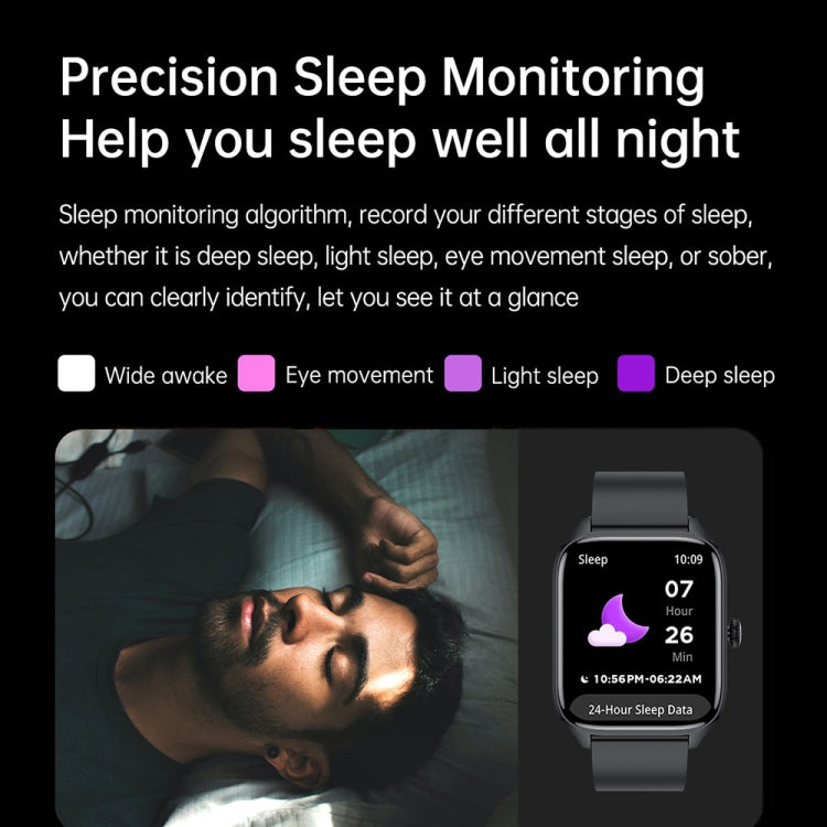 T19 Pro 1.96 inch IP67 Waterproof Silicone Band Smart Watch, Supports Dual-mode Bluetooth Call / Heart Rate Monitoring(Blue) - Smart Watches by PMC TechLife | Online Shopping South Africa | PMC TechLife