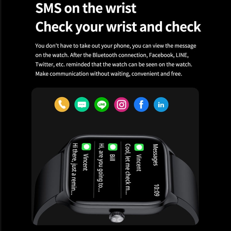 T19 Pro 1.96 inch IP67 Water-resistant Silicone Band Smart Watch, Supports Dual-mode Bluetooth Call / Heart Rate Monitoring(Gold)