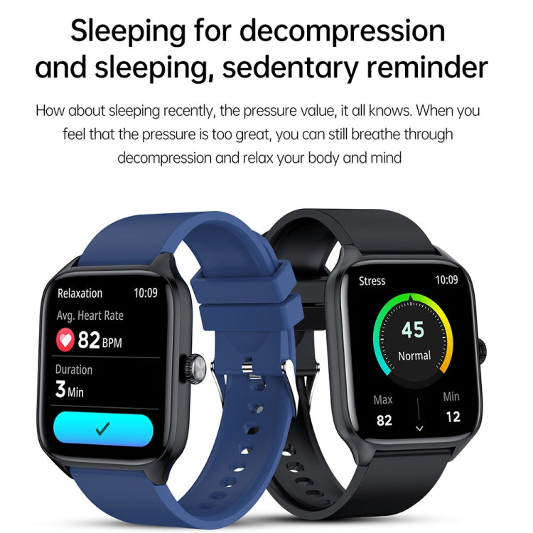 T19 Pro 1.96 inch IP67 Waterproof Silicone Band Smart Watch, Supports Dual-mode Bluetooth Call / Heart Rate Monitoring(Blue) - Smart Watches by PMC TechLife | Online Shopping South Africa | PMC TechLife