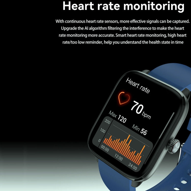 T20 1.96 inch IP67 Waterproof Silicone Band Smart Watch, Supports Dual-mode Bluetooth Call / Heart Rate Monitoring(Pink) - Smart Watches by PMC TechLife | Online Shopping South Africa | PMC TechLife