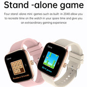 T20 1.96 inch IP67 Water-resistant Silicone Band Smart Watch, Supports Dual-mode Bluetooth Call / Heart Rate Monitoring(Pink)