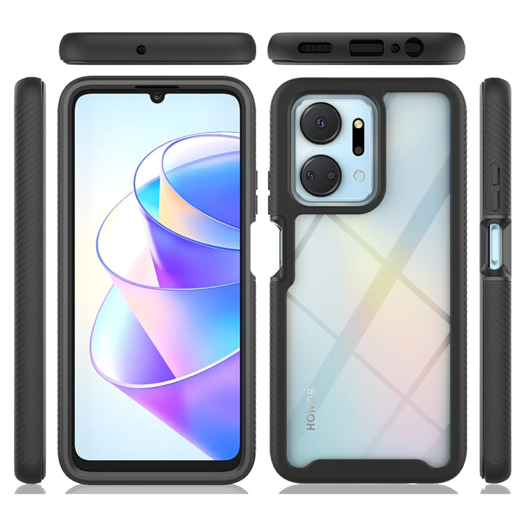 For Honor X8a Starry Sky Full Body Hybrid Shockproof Phone Case with PET Film(Purple) - free shipping - PMC TechLife - Order now!