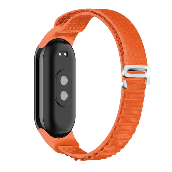 For Xiaomi Mi Band 8 Loop Nylon Watch Band(Orange)