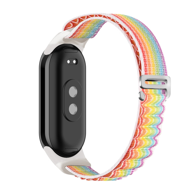 For Xiaomi Mi Band 8 Loop Nylon Watch Band(Colorful) - Watch Bands by PMC TechLife | Online Shopping South Africa | PMC TechLife