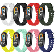 For Xiaomi Mi Band 8 Ocean Silicone Watch Band(Red)
