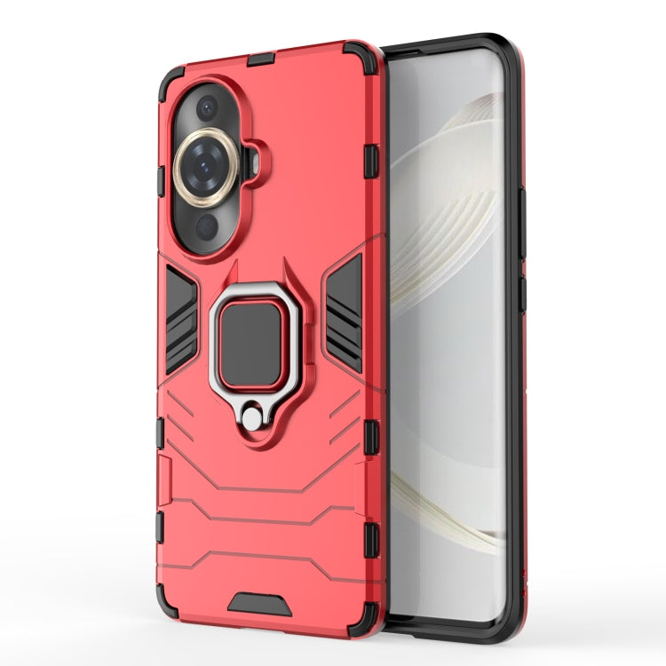 For Huawei nova 11 Pro Magnetic Ring Holder PC + TPU Phone Case(Red) - free shipping - PMC TechLife - Order now!