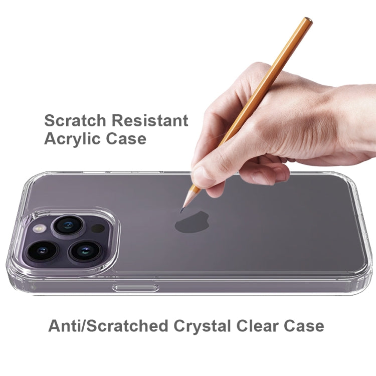 For iPhone 15 Pro Max Scratchproof Acrylic TPU Phone Case(Transparent) - iPhone 15 Pro Max Cases by PMC TechLife | Online Shopping South Africa | PMC TechLife | Buy Now Pay Later Mobicred