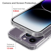 For iPhone 15 Pro Max Scratchproof Acrylic TPU Phone Case(Transparent)