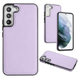 For Samsung Galaxy S22+ 5G Leather Texture Full Coverage Phone Case(Purple) - free shipping - PMC TechLife - Order now!