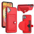 For Samsung Galaxy A04E / F04 / M04 Shockproof Leather Phone Case with Card Holder(Red) - free shipping - PMC TechLife - Order now!
