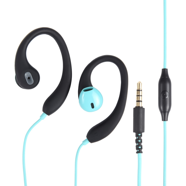 Mucro R12 Wired Stereo Over-Ear Sports Earphone, Length: 1.2m(Blue) - Sport Earphone by Mucro | Online Shopping South Africa | PMC TechLife | Buy Now Pay Later Mobicred
